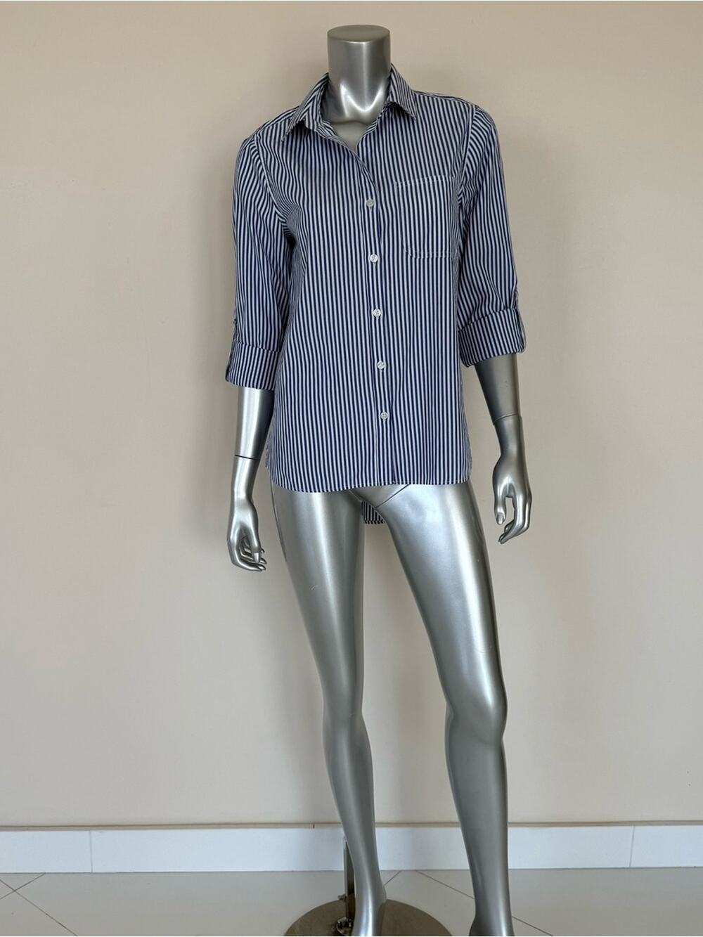 Velvet Heart women striped blouse size S